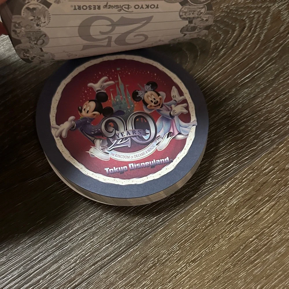 Disney Colorful 25th Anniversary notepad